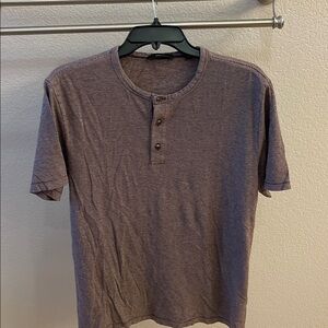 Vince Striped Henley Tee